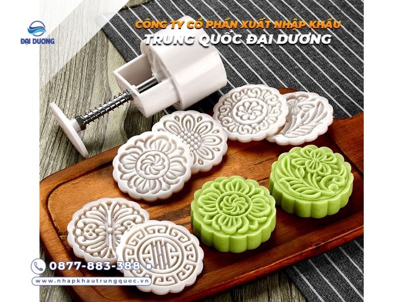 Khuôn làm bánh Trung Thu từ Trung Quốc đa dạng mẫu