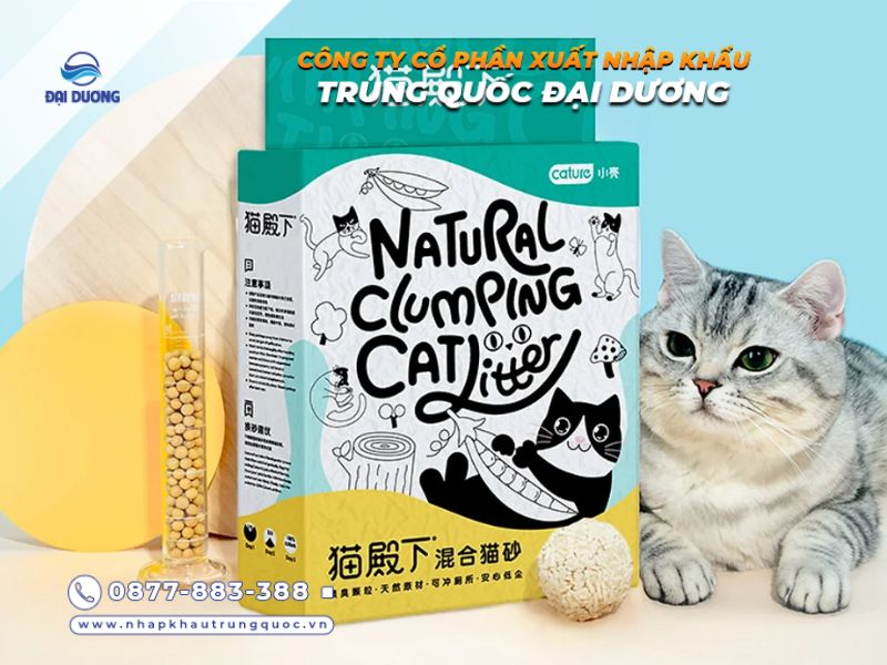 Những loại cát cho mèo từ Trung Quốc chất lượng