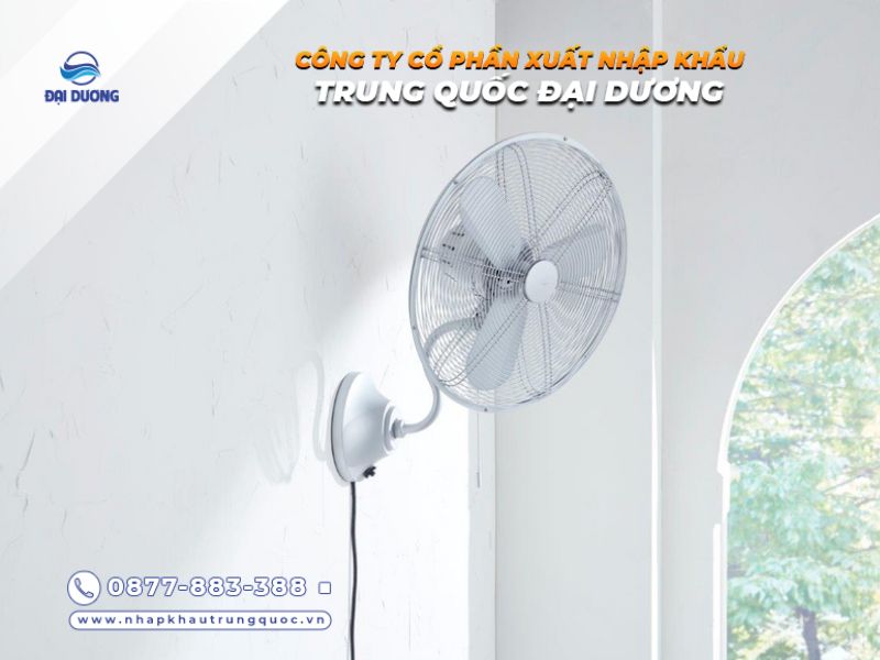 Quạt treo tường Trung Quốc uy tín, giá rẻ trên sàn TMĐT