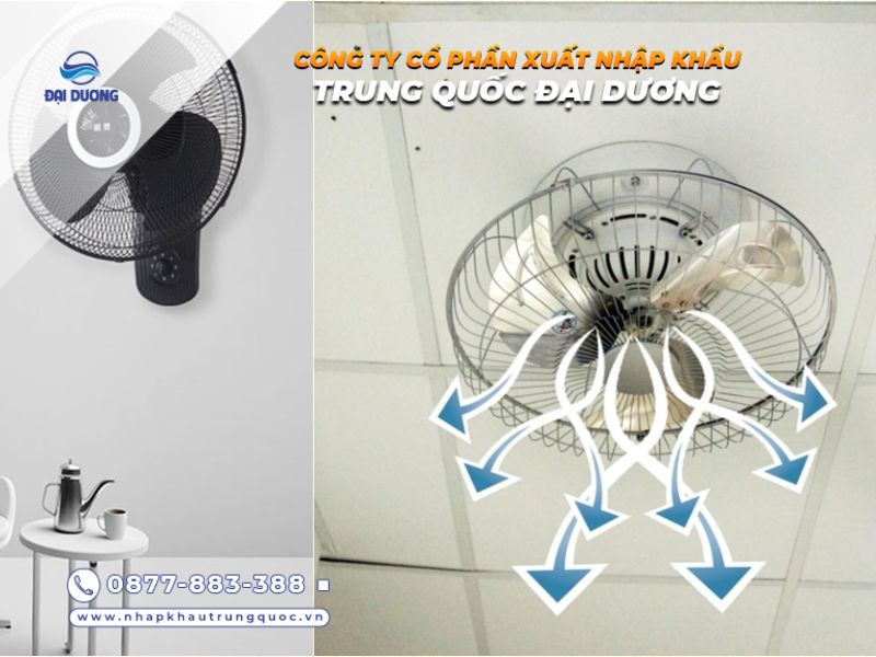 Quạt treo tường Trung Quốc uy tín, giá rẻ trên sàn TMĐT 