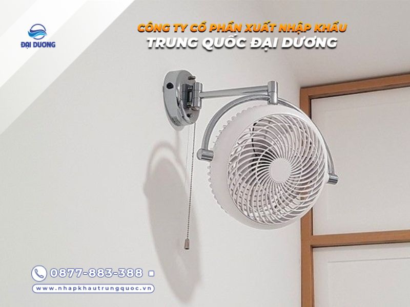 Quạt treo tường Trung Quốc uy tín, giá rẻ trên sàn TMĐT