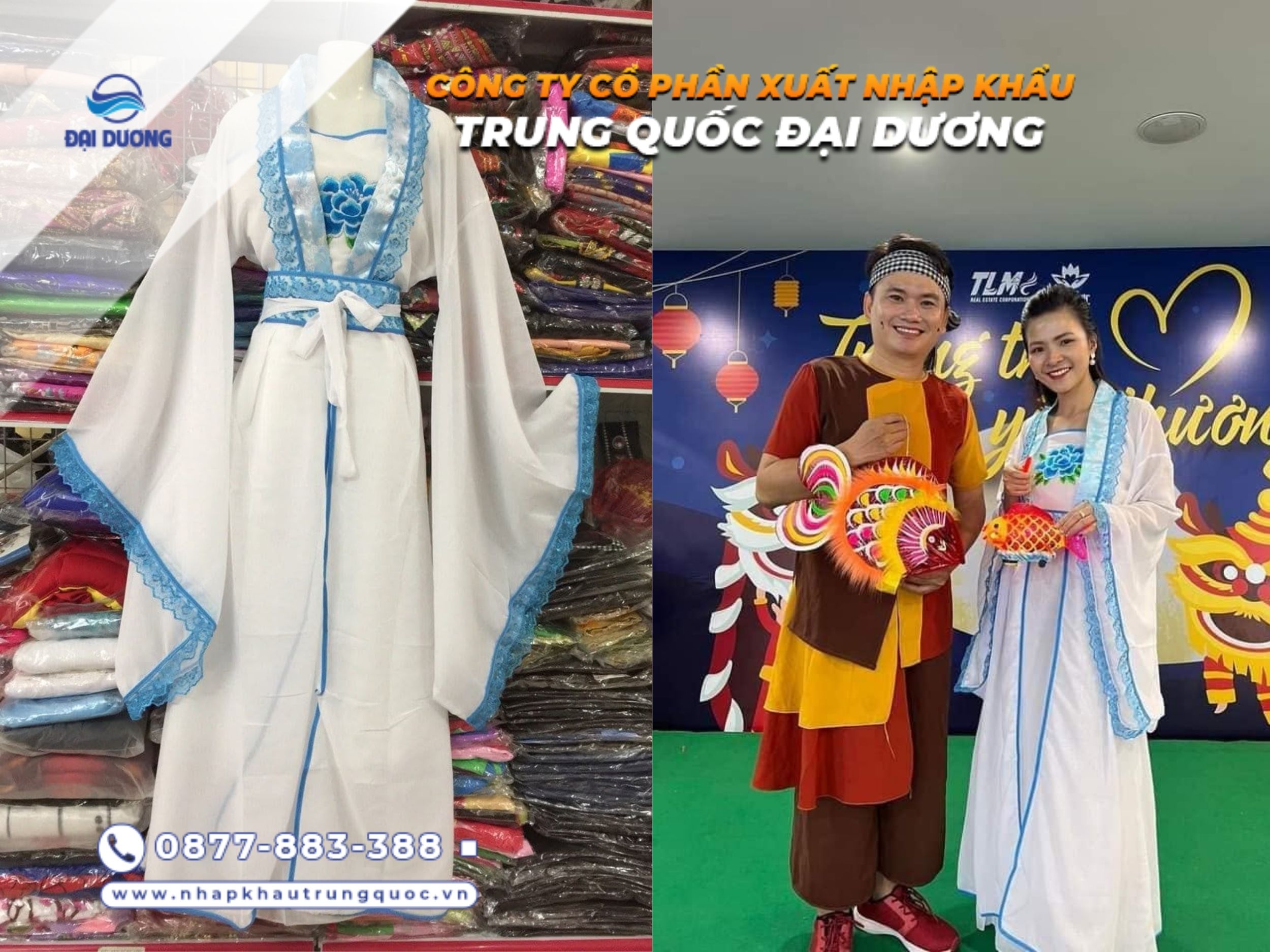 Trang phục chị Hằng Nga từ Trung Quốc có thực sự chất lượng