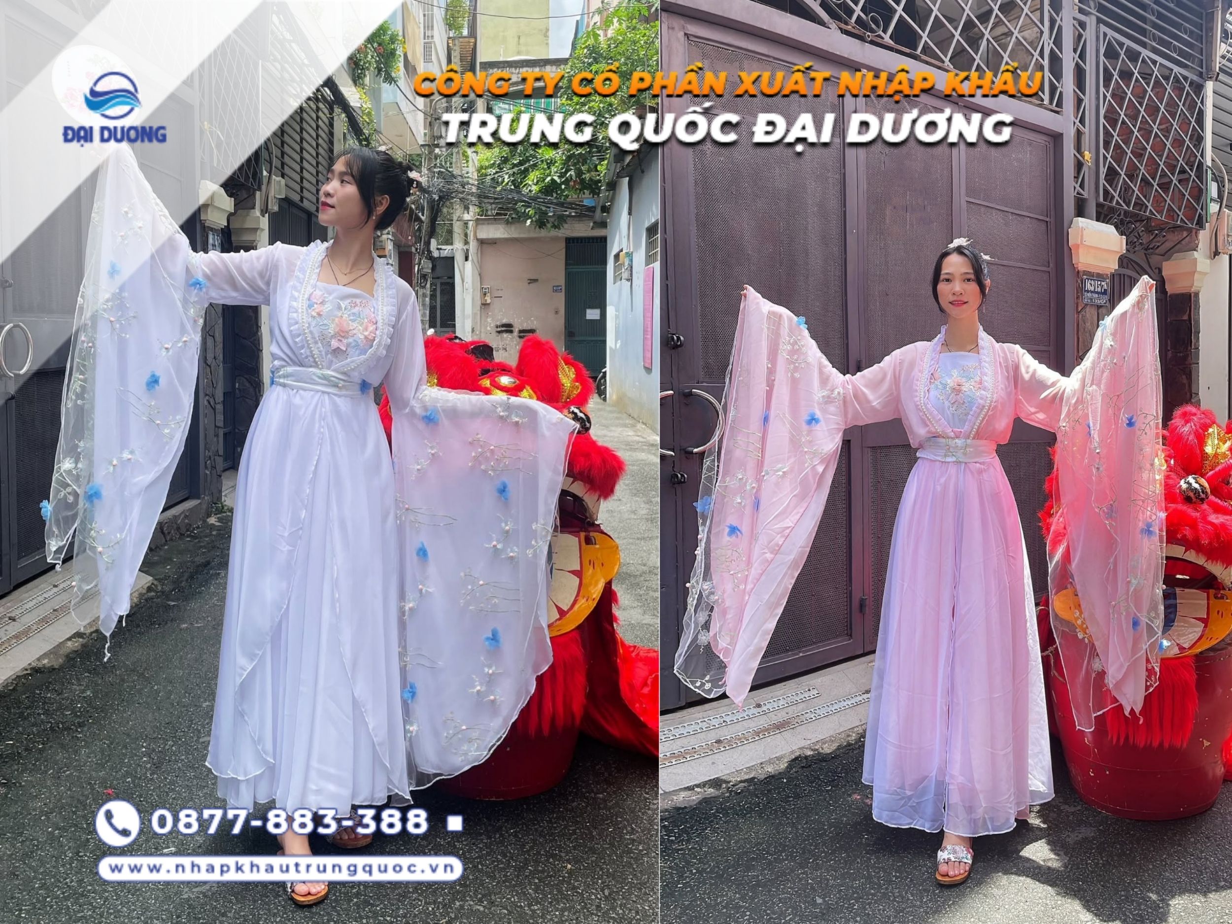 Trang phục chị Hằng Nga từ Trung Quốc có thực sự chất lượng