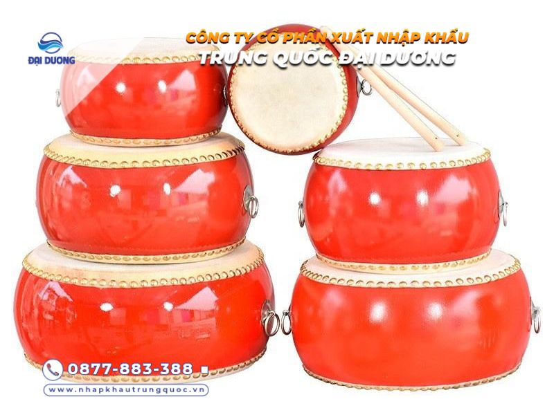 Trống múa lân Trung Thu cho bé từ Trung Quốc