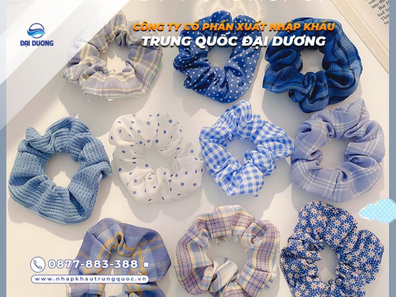 Dây buộc tóc nữ Trung Quốc đa dạng mẫu dễ nhập dễ bán