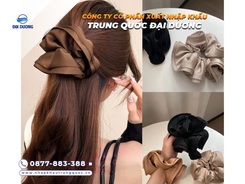 Dây buộc tóc nữ Trung Quốc đa dạng mẫu dễ nhập dễ bán 