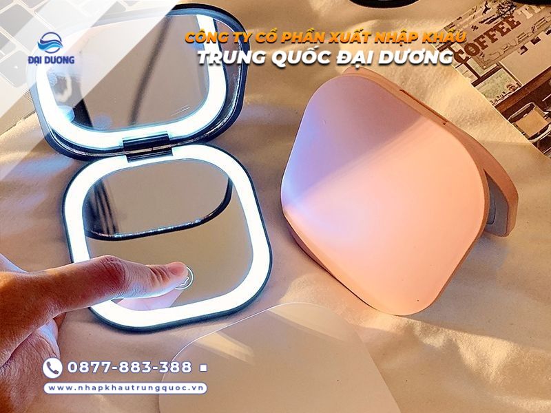 Gương trang điểm mini Trung Quốc đa dạng mẫu dễ nhập về bán