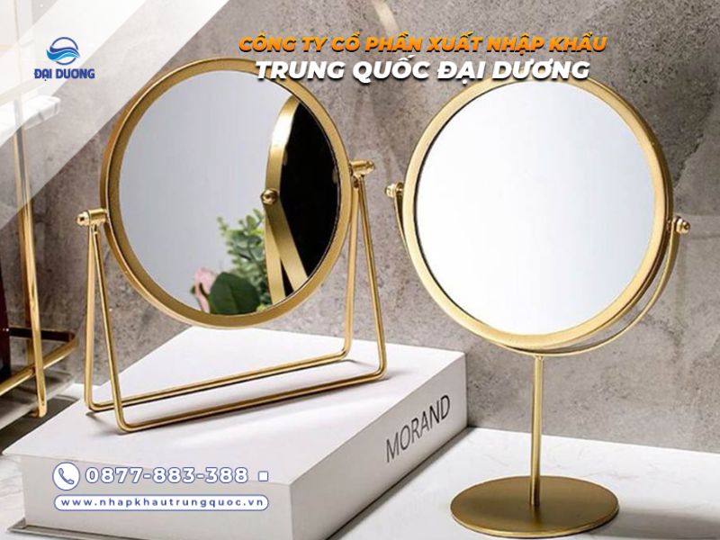 Gương trang điểm mini Trung Quốc đa dạng mẫu dễ nhập về bán