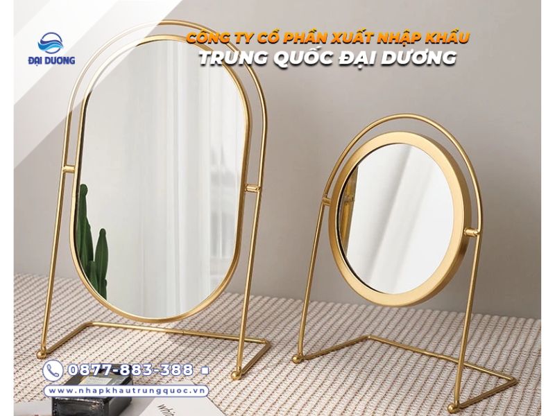 Gương trang điểm mini Trung Quốc đa dạng mẫu dễ nhập về bán (8)