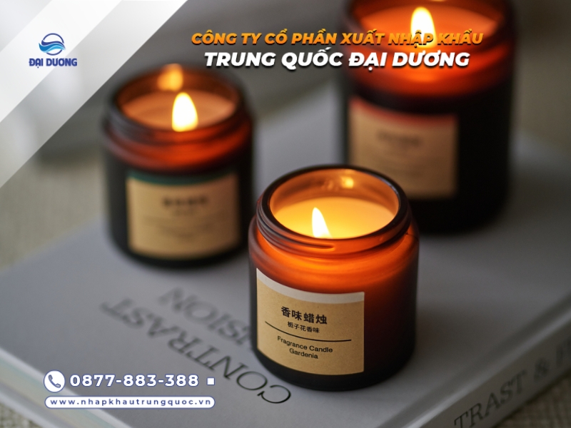 Nến thơm Trung Quốc đa dạng mùi hương và mẫu mã dễ nhập