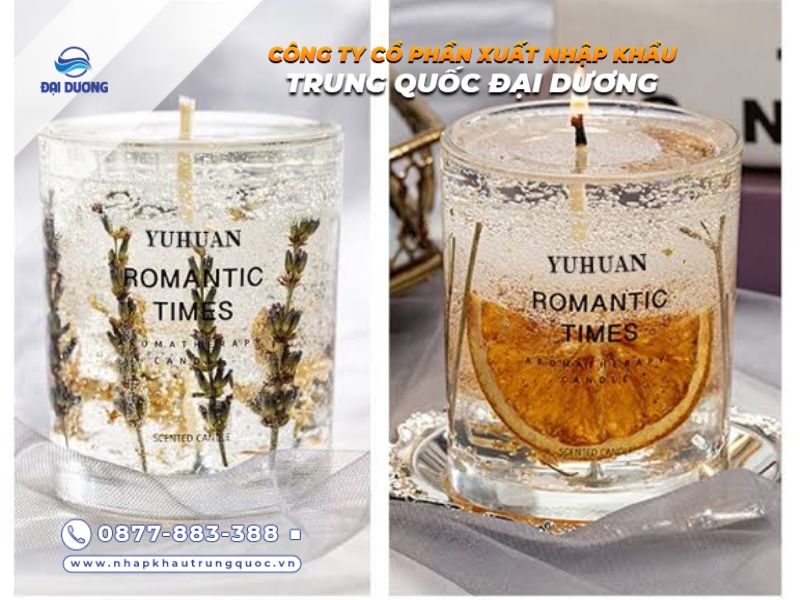 Nến thơm Trung Quốc đa dạng mùi hương và mẫu mã dễ nhập
