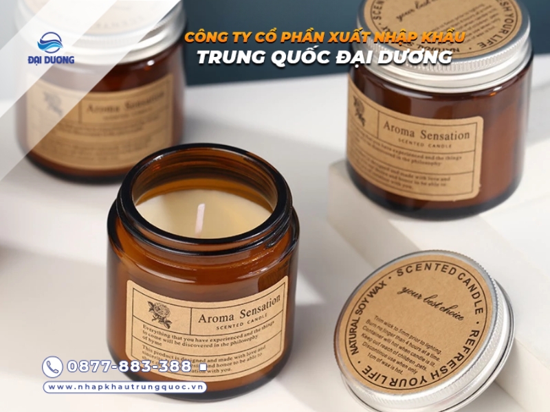 Nến thơm Trung Quốc đa dạng mùi hương và mẫu mã dễ nhập 