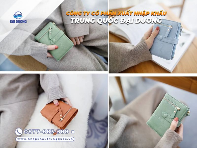 Ví nữ mini Trung Quốc Mẫu đẹp, tiện dụng và nguồn hàng sỉ 