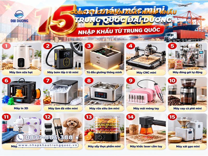 15 Loại thiết bị máy móc hữu ích phục vụ đời sống