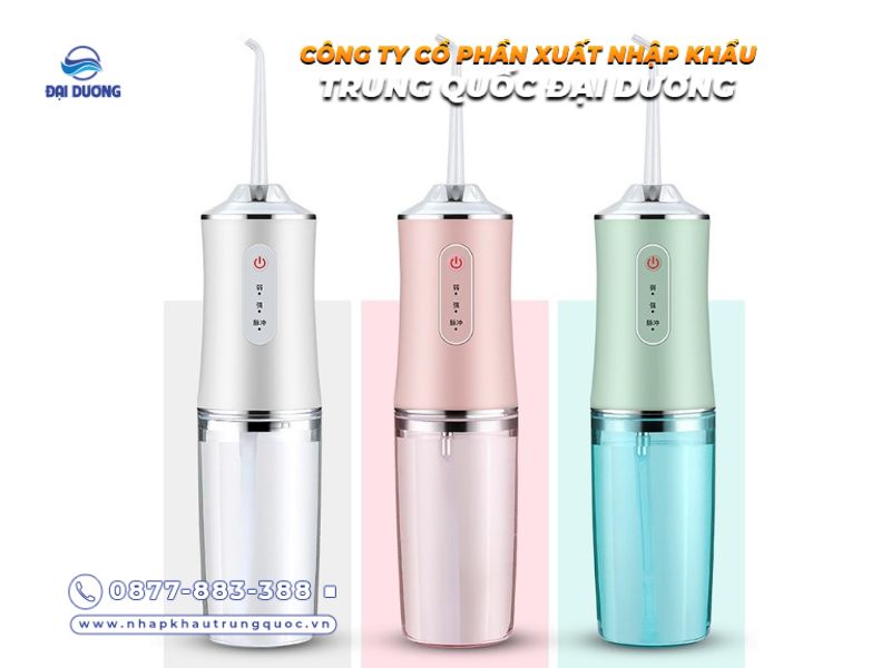 Kinh nghiệm nhập máy tăm nước từ Trung Quốc