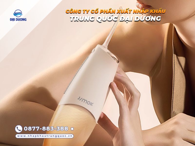 Kinh nghiệm nhập máy tăm nước từ Trung Quốc