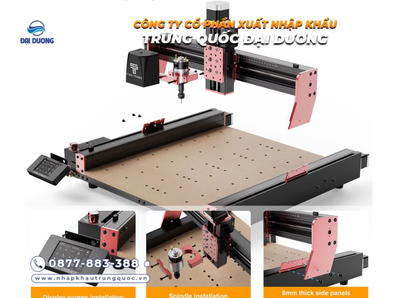Máy CNC mini từ Trung Quốc đa dạng mẫu, tiện lợi