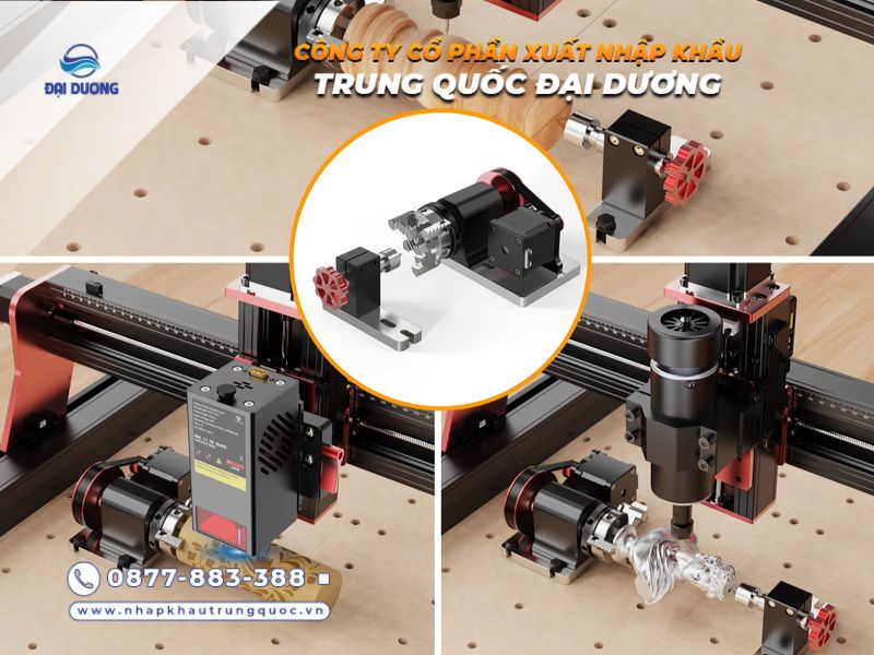 Máy CNC mini từ Trung Quốc đa dạng mẫu, tiện lợi