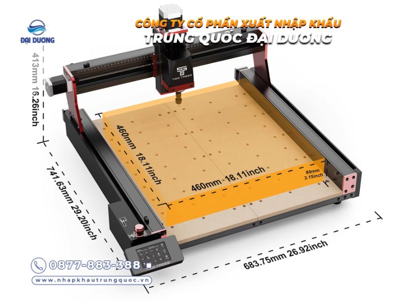 Máy CNC mini từ Trung Quốc đa dạng mẫu, tiện lợi