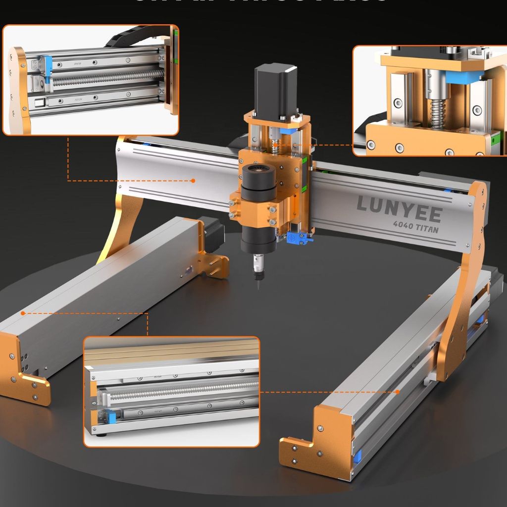 Máy CNC mini từ Trung Quốc đa dạng mẫu, tiện lợi