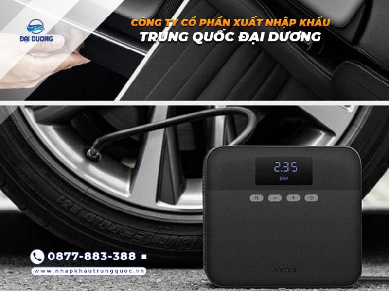 Máy bơm lớp ô tô mini nhập khẩu từ Trung Quốc chính hãng