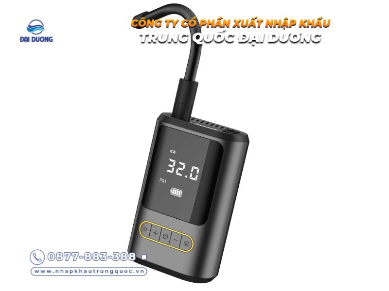 Máy bơm lớp ô tô mini nhập khẩu từ Trung Quốc chính hãng
