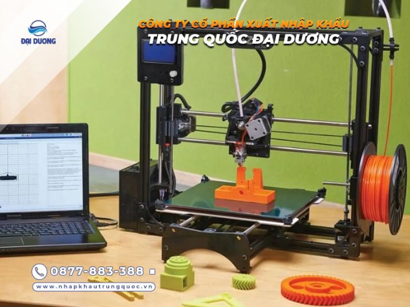 Máy in 3D nhập khẩu từ Trung Quốc nhỏ gọn, tiện dụng