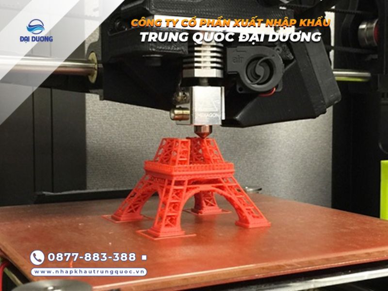Máy in 3D nhập khẩu từ Trung Quốc nhỏ gọn, tiện dụng