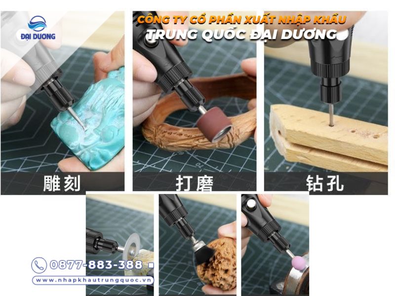 Máy khắc laser cầm tay từ Trung Quốc đa dạng mẫu mã