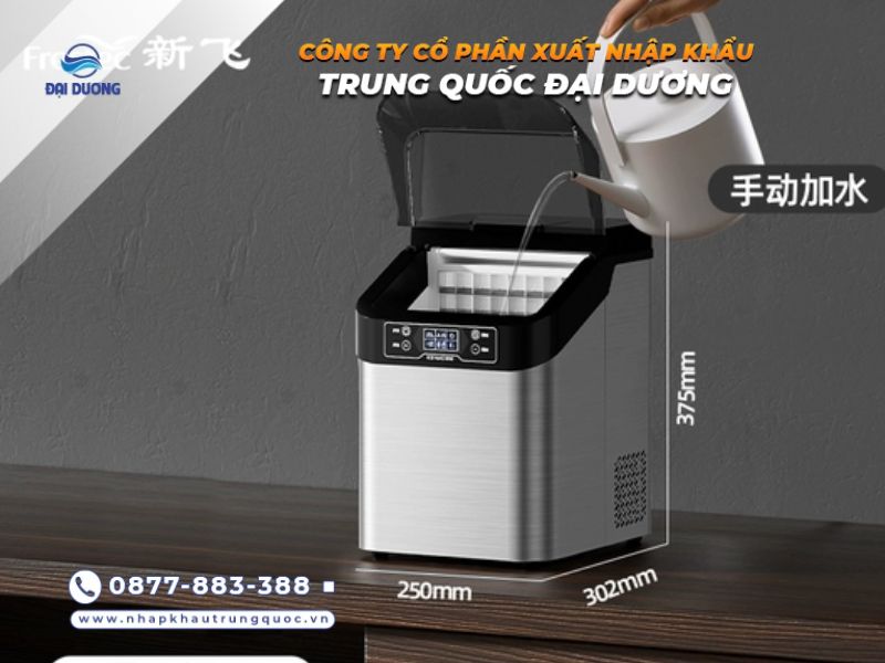 Máy làm đá viên mini Trung Quốc nhỏ gọn, đa dạng mẫu mã