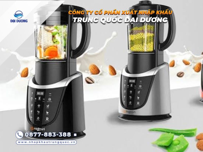Máy làm sữa hạt nhập khẩu từ Trung Quốc uy tín trên thị trường 