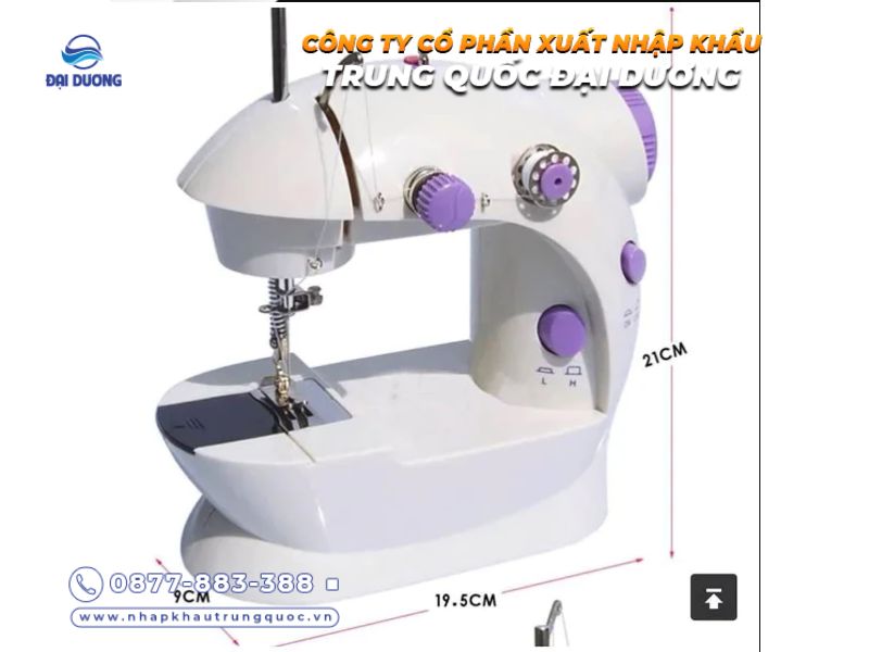 Máy may mini nhập khẩu từ Trung Quốc phân khúc giá đa dạng
