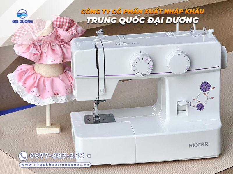 Máy may mini nhập khẩu từ Trung Quốc phân khúc giá đa dạng