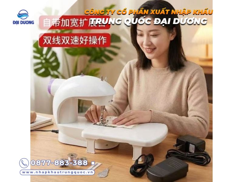 Máy may mini nhập khẩu từ Trung Quốc phân khúc giá đa dạng