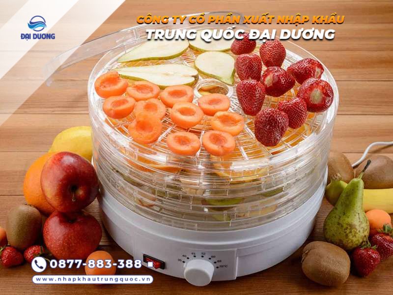 Máy sấy thực phẩm mini Trung Quốc đa dạng mẫu mã, dễ lựa chọn
