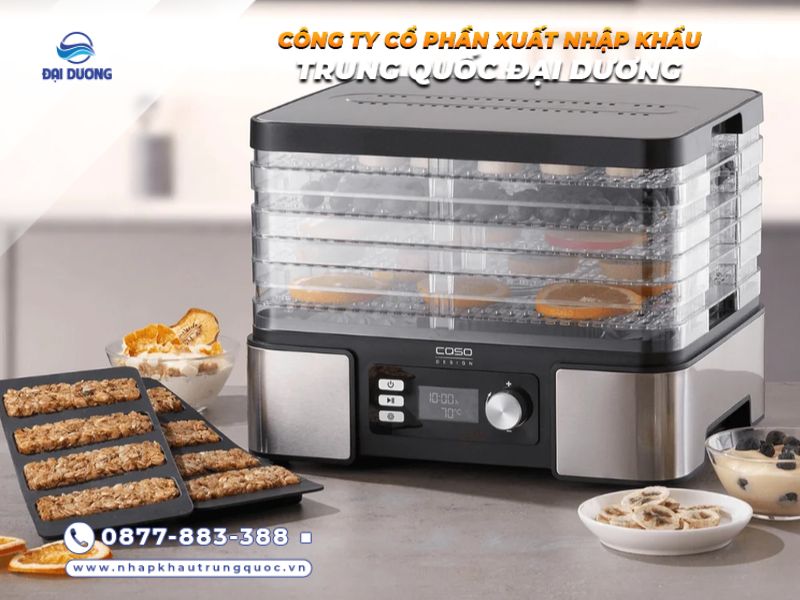 Máy sấy thực phẩm mini Trung Quốc đa dạng mẫu mã, dễ lựa chọn