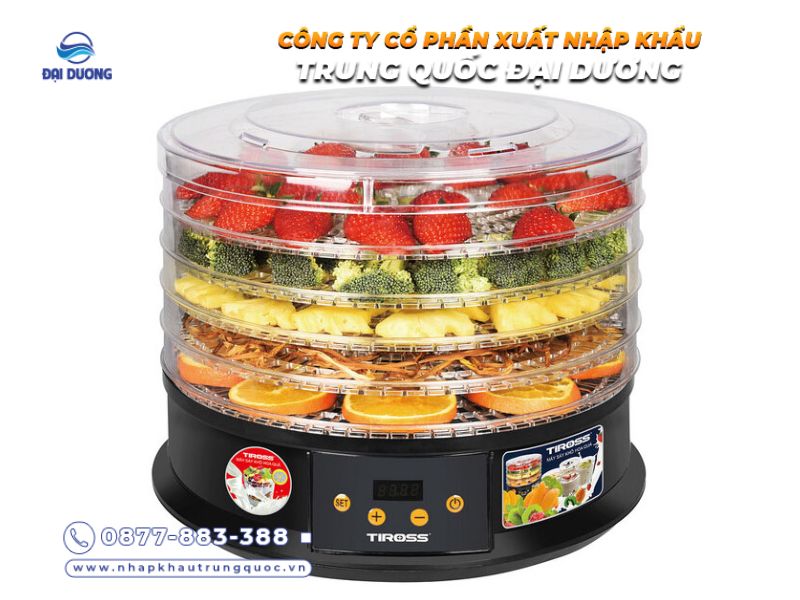 Máy sấy thực phẩm mini Trung Quốc đa dạng mẫu mã, dễ lựa chọn