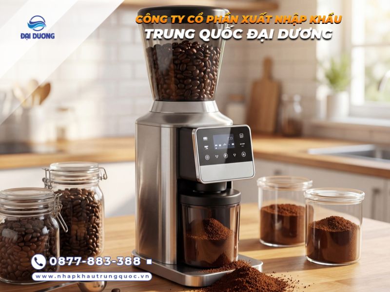 Máy xay cà phê mini nhập khẩu từ Trung Quốc với nhiều phân khúc giá