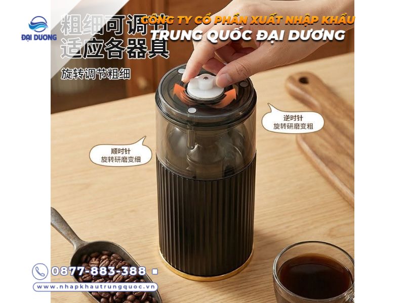 Máy xay cà phê mini nhập khẩu từ Trung Quốc với nhiều phân khúc giá