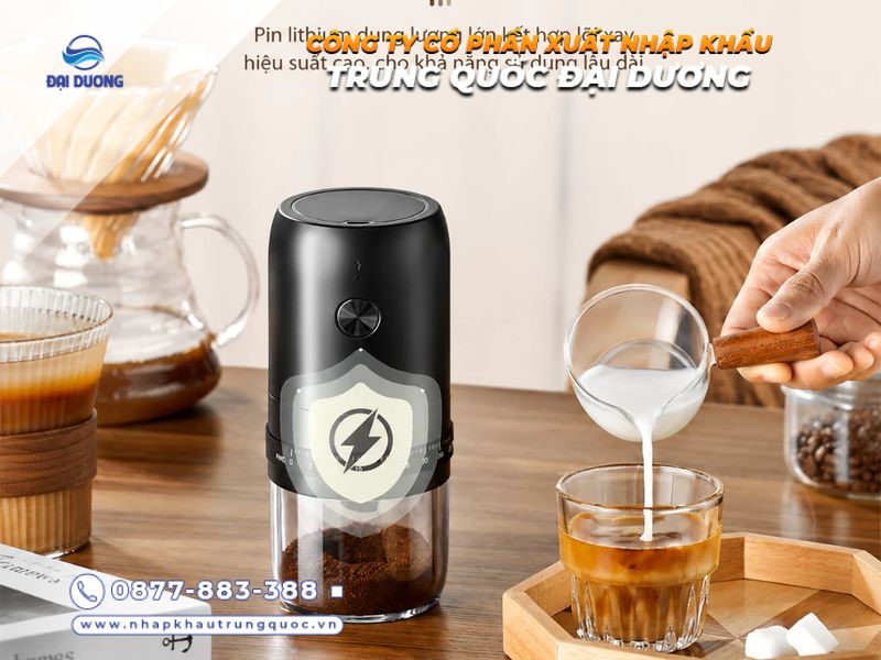 Máy xay cà phê mini nhập khẩu từ Trung Quốc với nhiều phân khúc giá