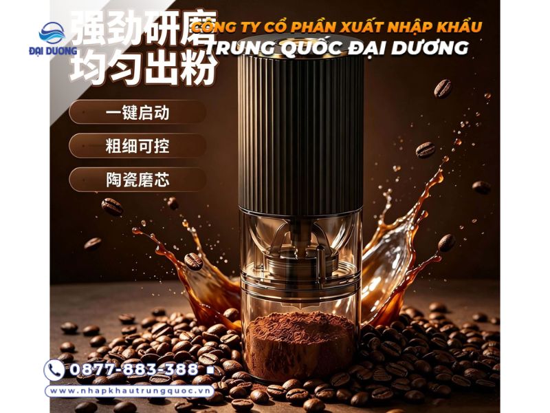 Máy xay cà phê mini nhập khẩu từ Trung Quốc với nhiều phân khúc giá