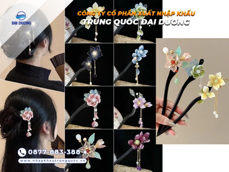 Nguồn hàng Trâm cài tóc nhập khẩu từ Trung Quốc