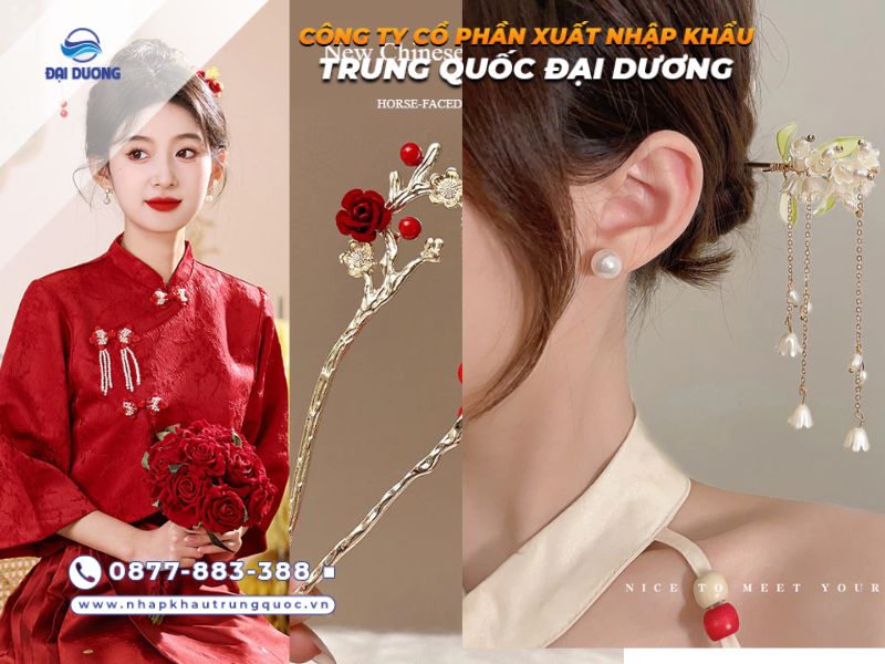 Nguồn hàng Trâm cài tóc nhập khẩu từ Trung Quốc