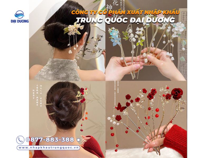 Nguồn hàng Trâm cài tóc nhập khẩu từ Trung Quốc