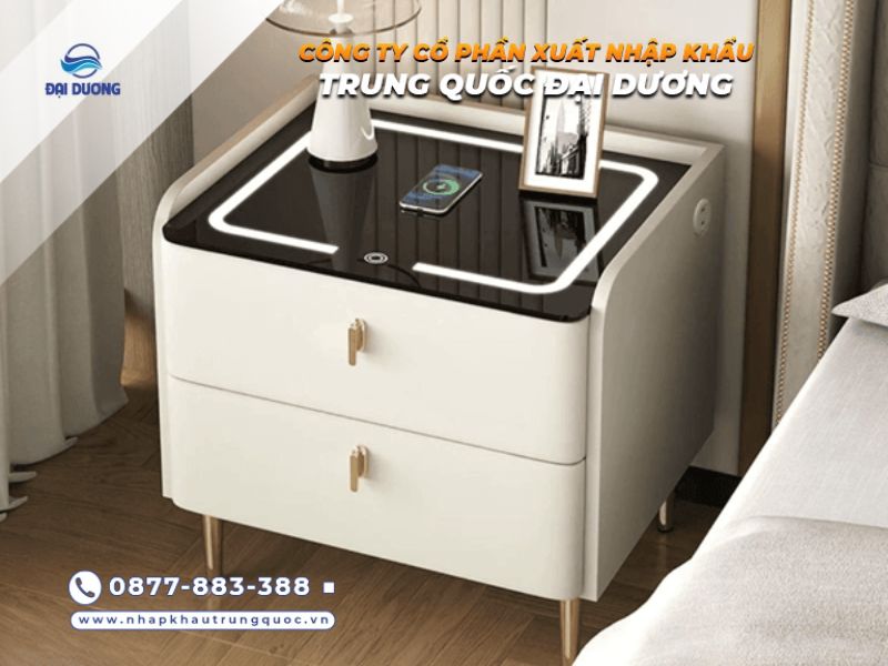 Tủ đầu giường thông minh Trung Quốc đa năng, hiện đại