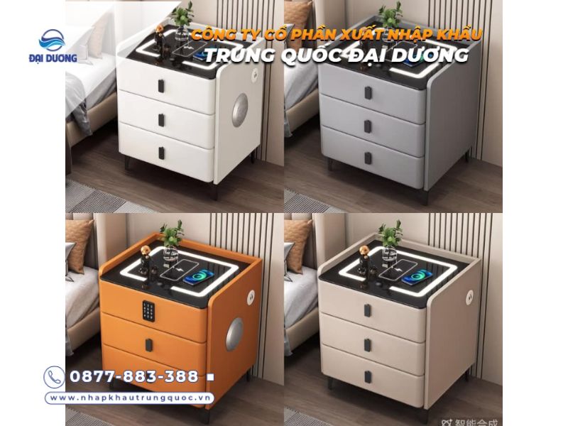 Tủ đầu giường thông minh Trung Quốc đa năng, hiện đại