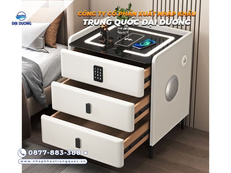 Tủ đầu giường thông minh Trung Quốc đa năng, hiện đại