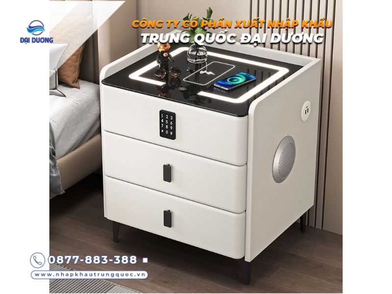 Tủ đầu giường thông minh Trung Quốc đa năng, hiện đại