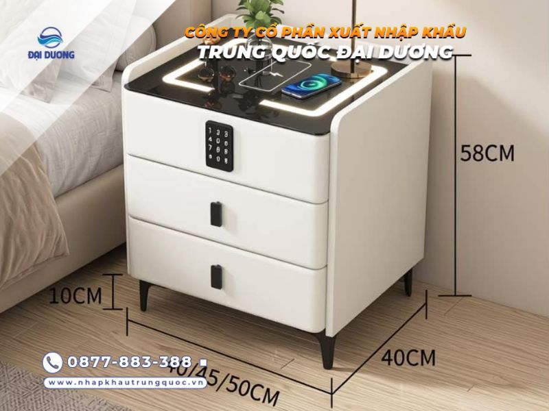 Tủ đầu giường thông minh Trung Quốc đa năng, hiện đại